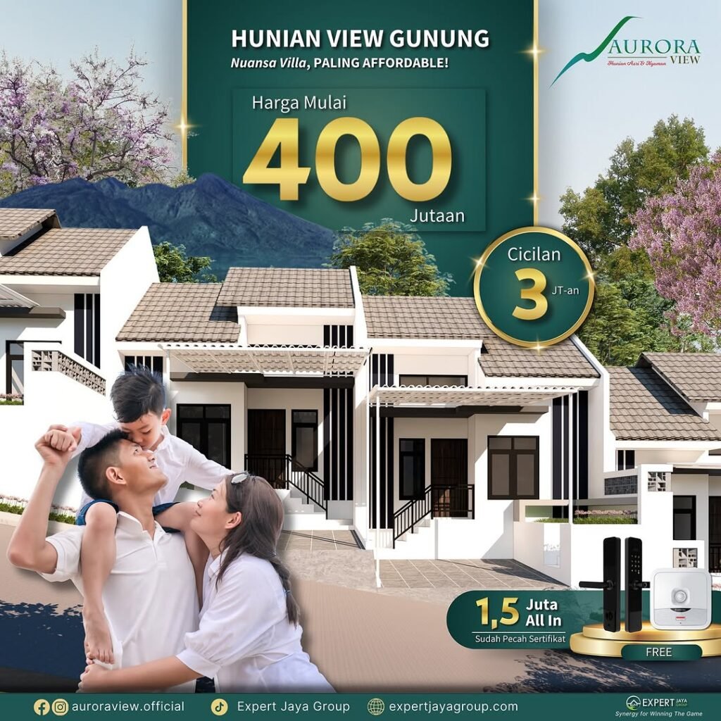 rumah asri bogor view alam 400 jutaan daerah bogor